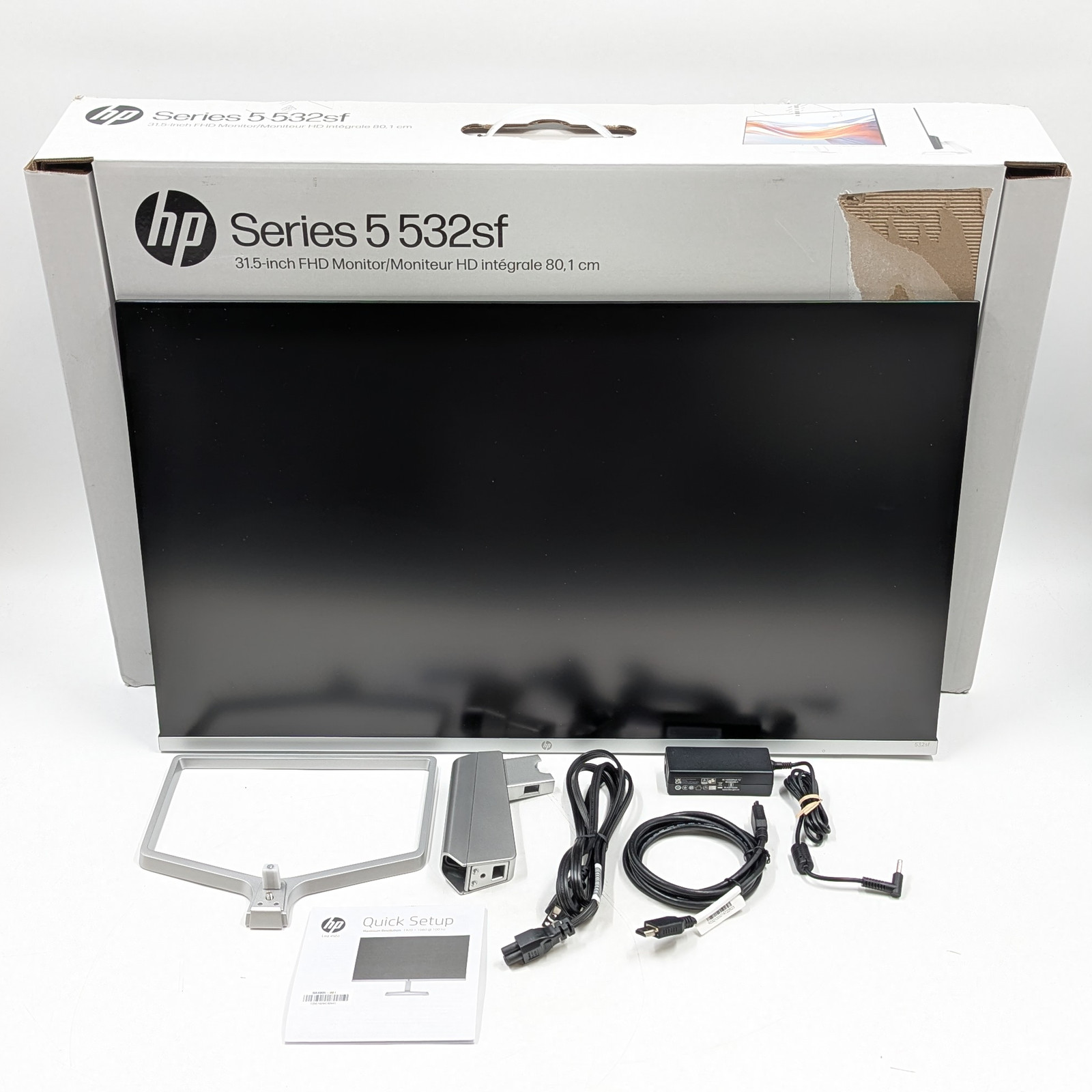 HP Series 5 532sf 31.5″ 1920 x 1080 100Hz 7ms VA LED (94F50AA#ABA) Gray