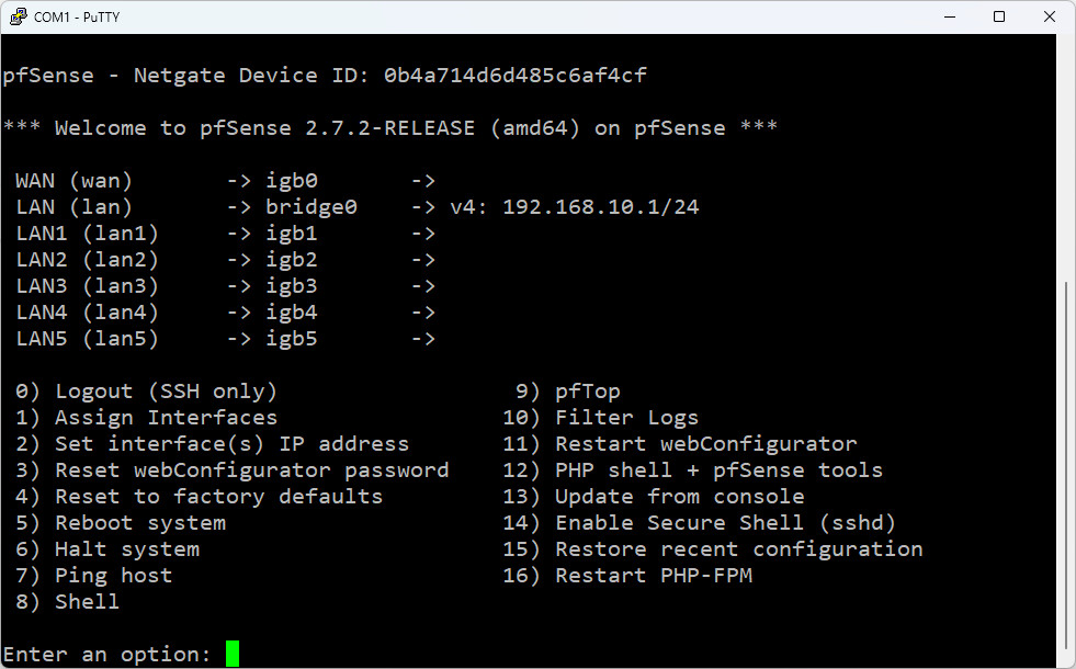 PfSense/OPNsense 6x1Gb, Quad Core, 4GB, 128GB SSD, AES-NI, QAT (Lanner FW-7525D)