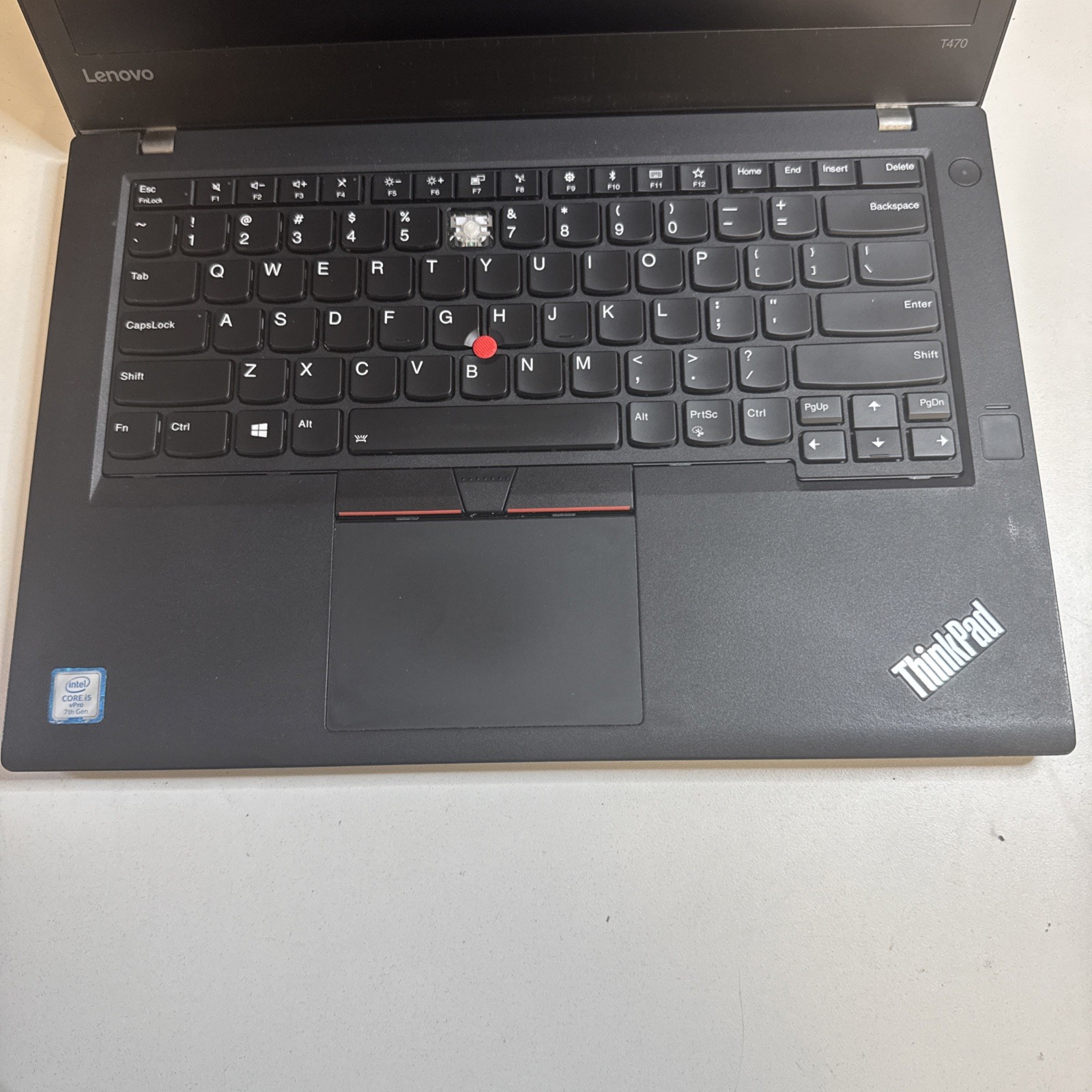 Lenovo ThinkPad T470s 14in (No SSD, Intel Core i7 7th Gen., 2.7 GHz-For parts.