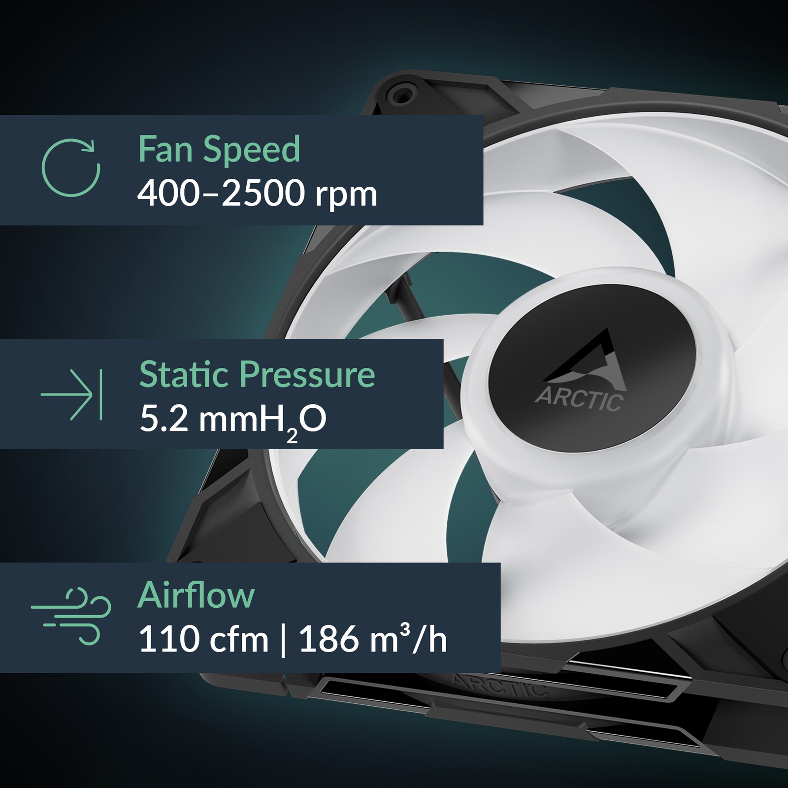 ARCTIC P14 Pro A-RGB (3 Pack) Case Fan PC Cooler Premium Silent 14cm
