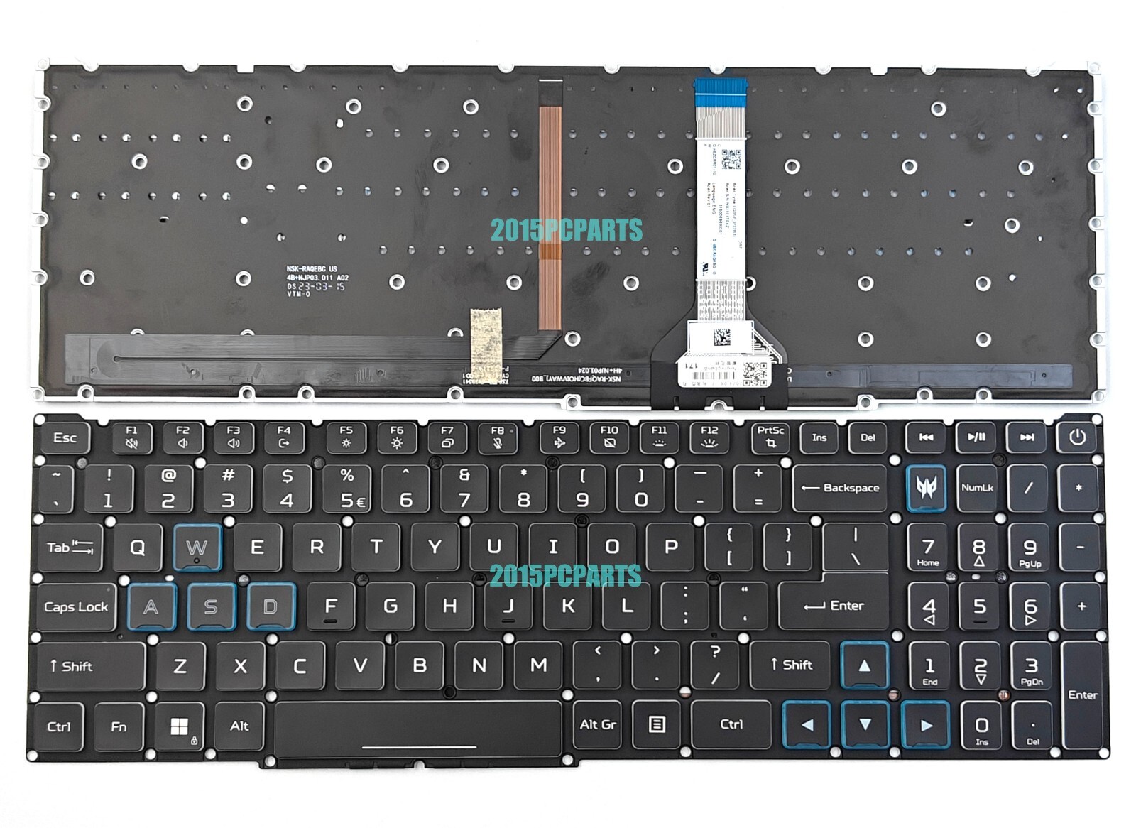New Acer Predator Helios Neo 16 PHN16-71 Keyboard RGB Backlit US