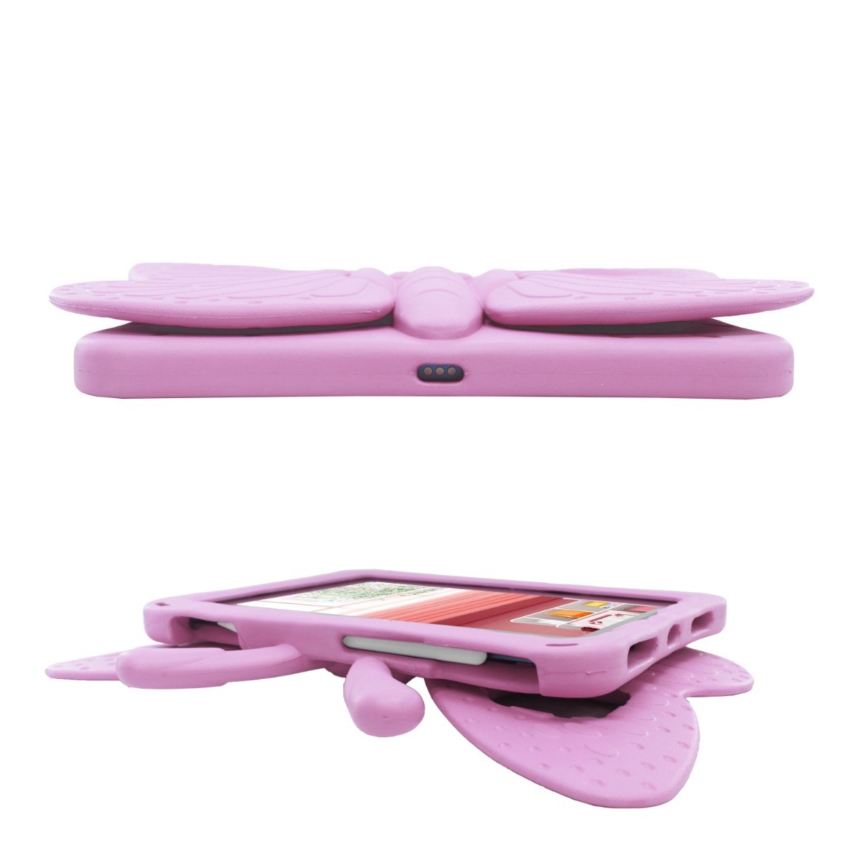 Kids Butterfly Stand Case for iPad (A16) /10th 9th 8th 7th & Mini 1/2/3/4/5/6/7