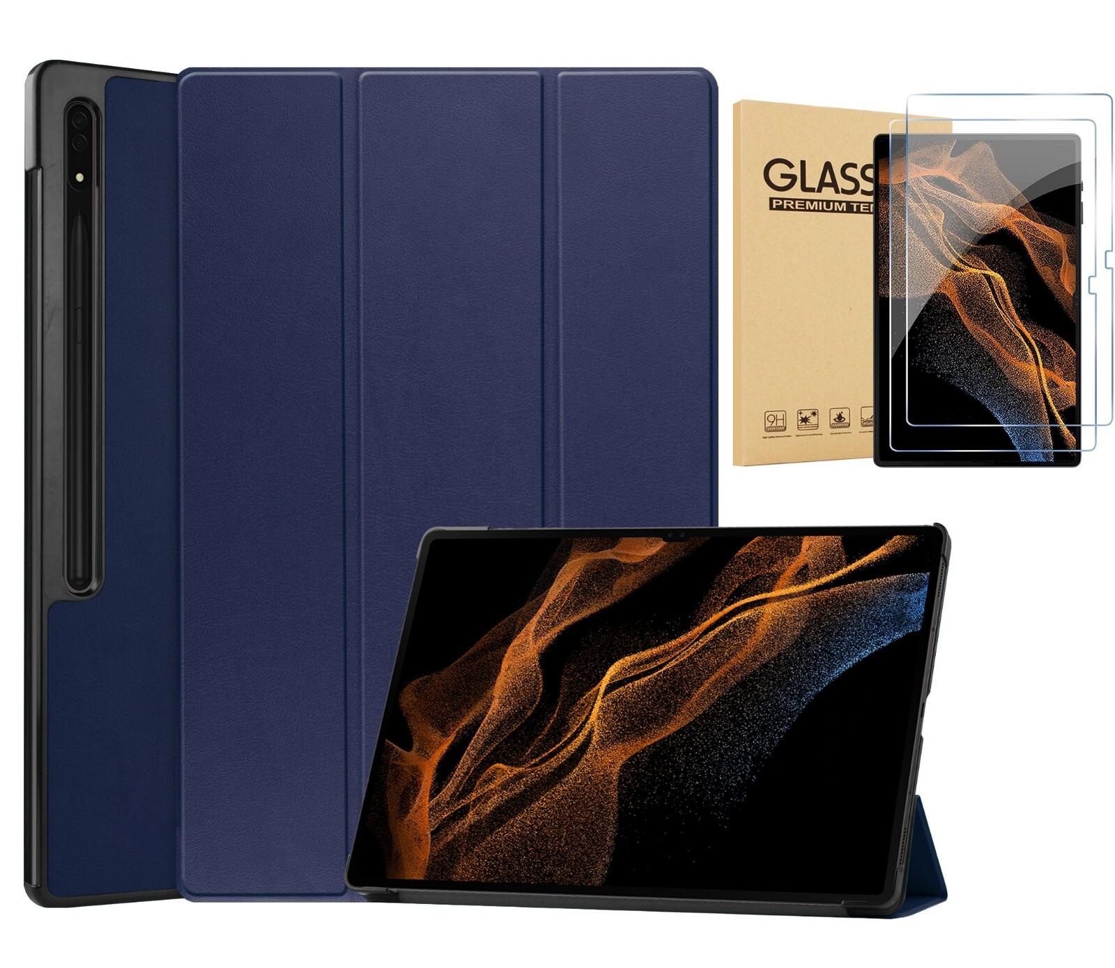 Smart Case for Samsung Galaxy Tab S9 Ultra 14.6 Inch Tablet Cover X910/X916/X918