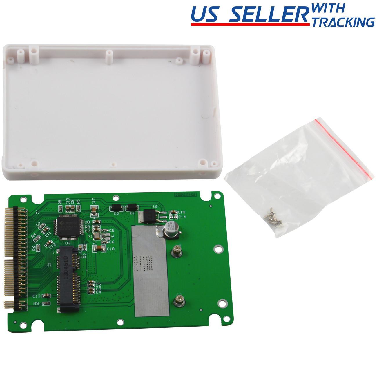 mSATA to 2.5″ PATA / IDE SSD Enclosure Adapter Case 9.5mm Solid State Drive