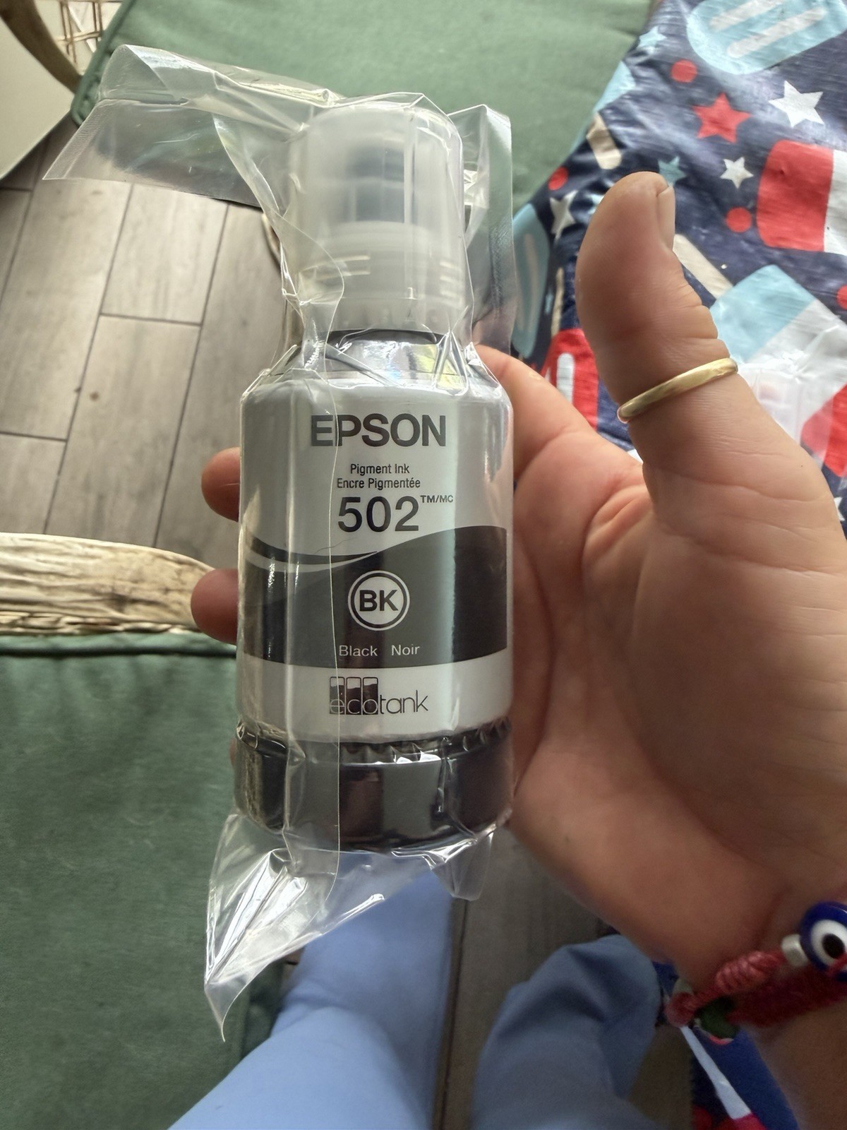 Epson 502 EcoTank Genuine Original Ink Bottle Set BK C M Y for Inkjet