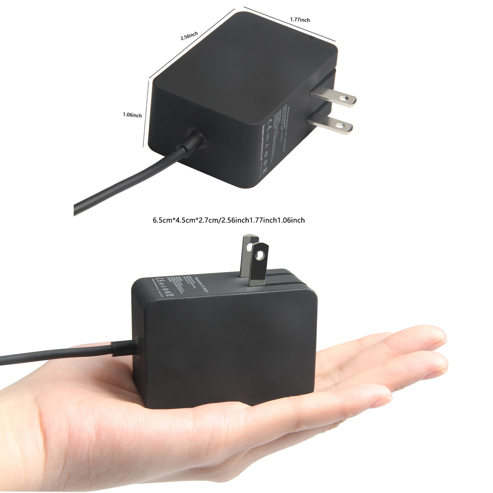 New For Microsoft Surface 3 Charger 5.2V 2.5A 13W Power Supply AC Adapter 1623