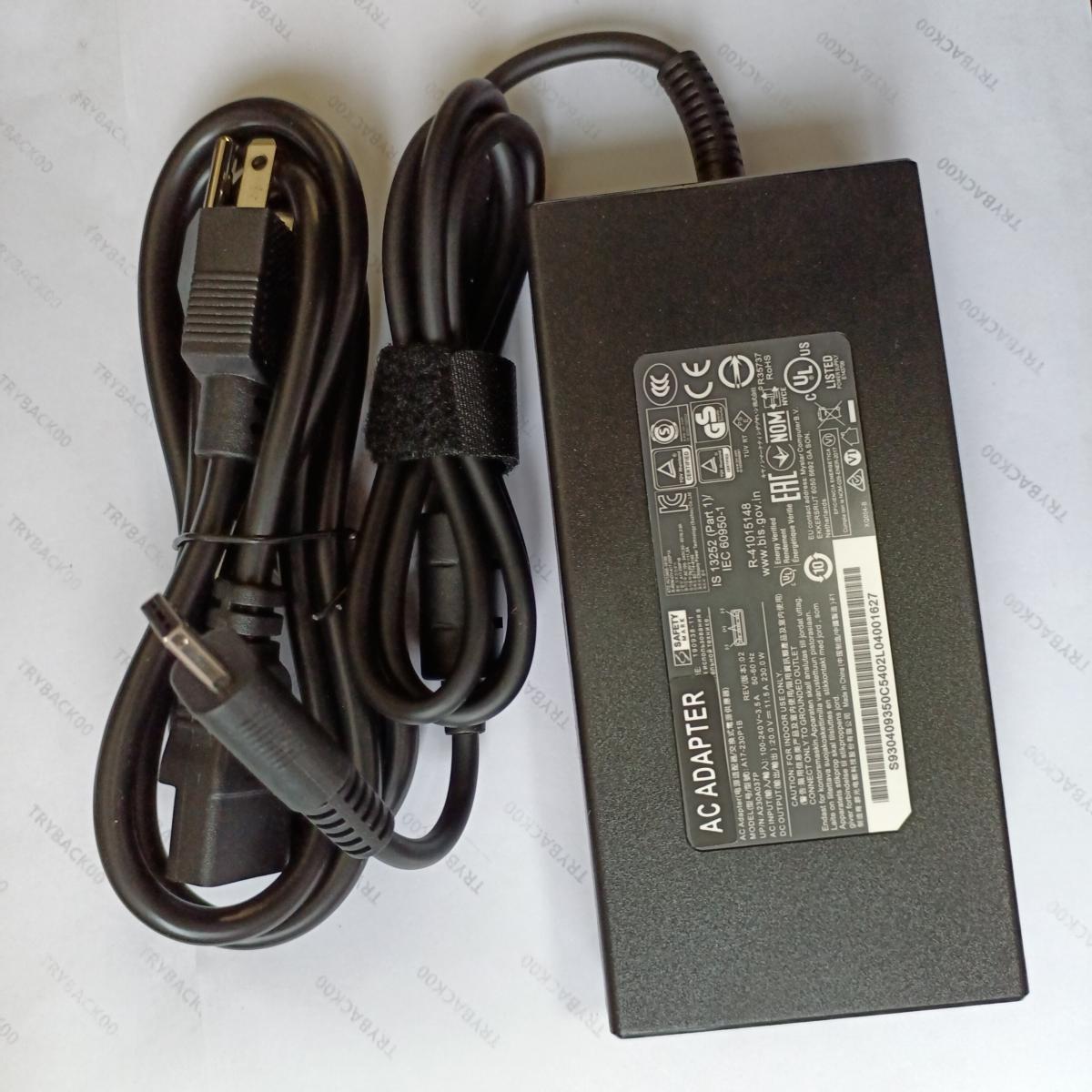 MSI GE76 GE66 Raider 10S/U A17-230P1B 230W Chicony AC Power Adapter Charger NEW