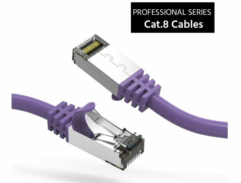 5 Pack Cat.8 S/FTP (SSTP) CAT8 Ethernet Network 2GHz Cable 1Ft 2 3 5 7 10 Ft Lot
