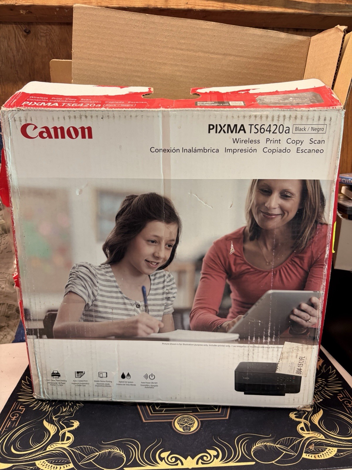 Canon PIXMA TS6420a Wireless All-in-One Printer – Black