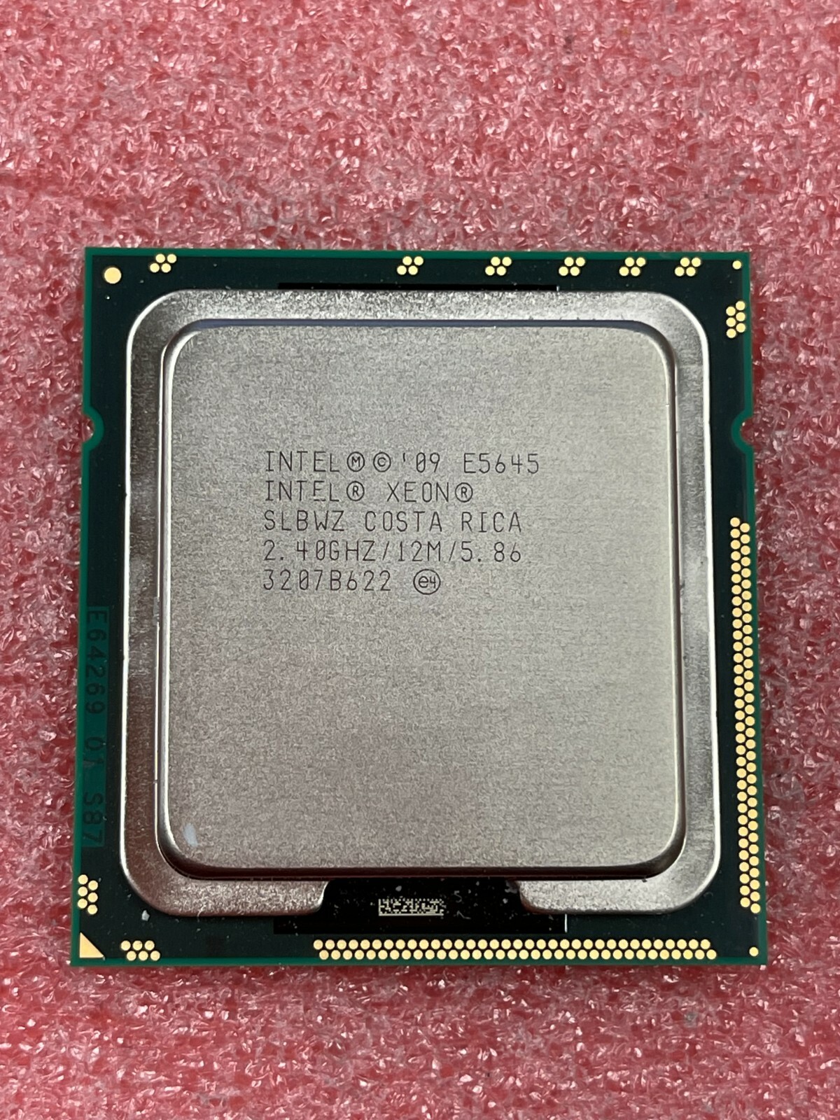 Lot of 2 Intel Xeon E5645 SLBWZ 2.4GHz 6 Core CPU 12MB Socket LGA1366 Processor