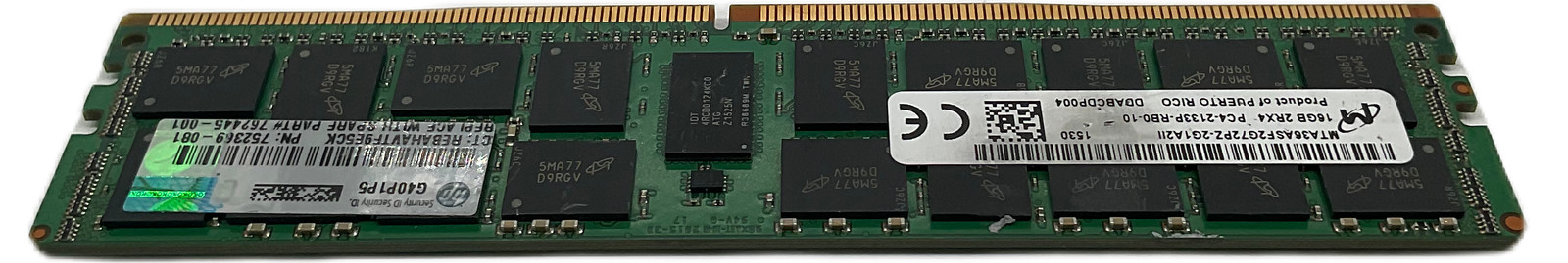 Micron 16GB PC4-2133P-RB0 (1x16GB) DDR4 ECC RDIMM Server RAM