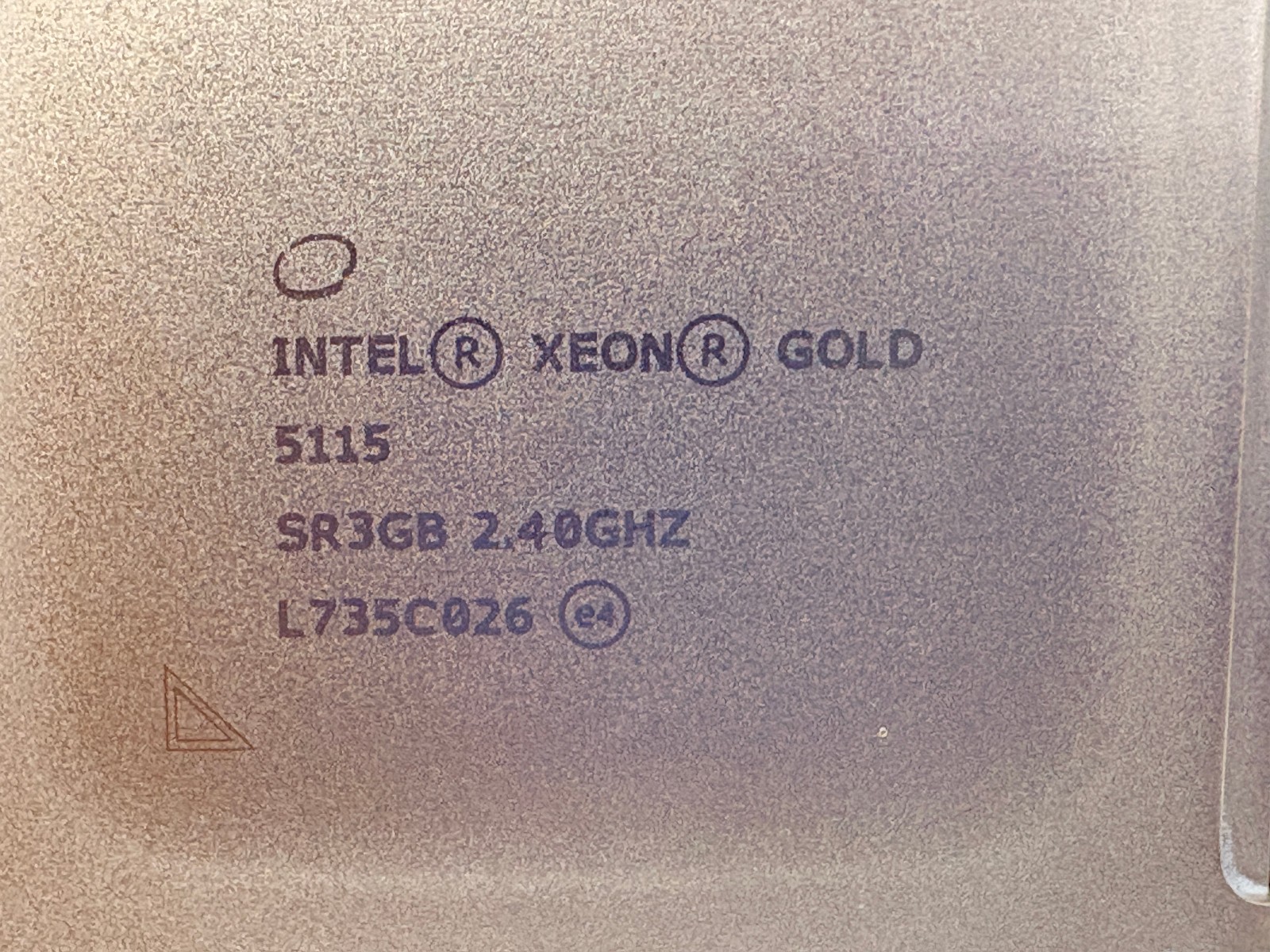 LOT OF 8 | Intel Xeon Gold 5115 SR3GB 10-Core CPU Processor Only