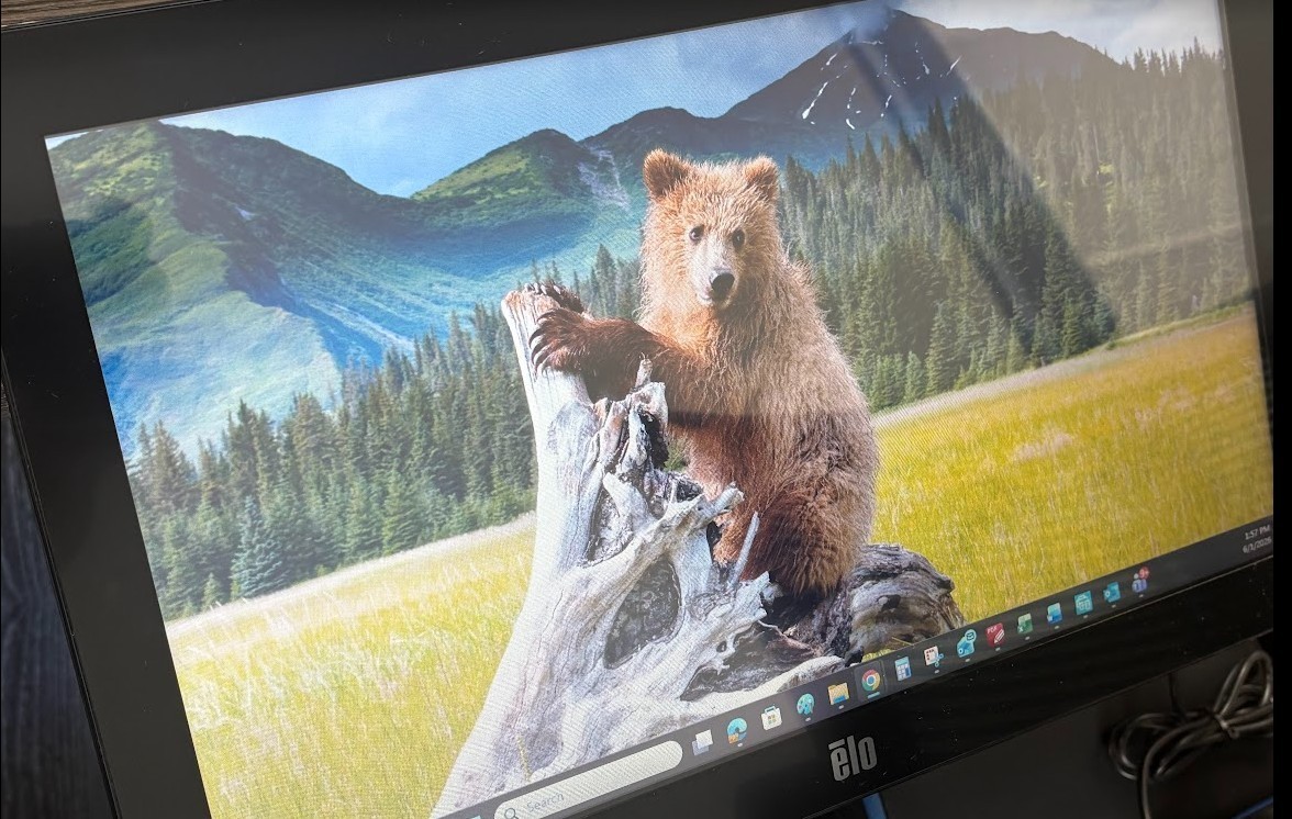 ELO Touch Screen 1502L Display-Used Clean Works!