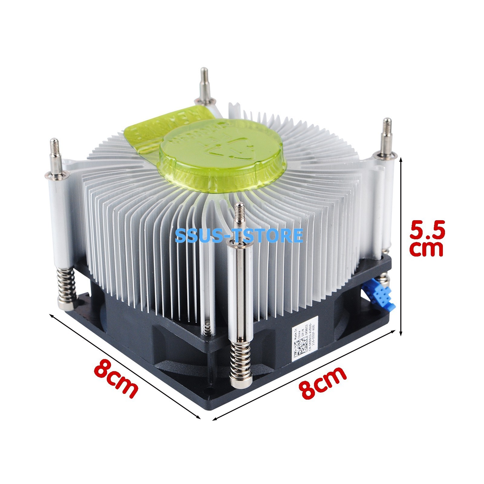 For Dell PowerEdge T140 T150 CPU Fan Heatsink 80W Air Cooling 6PT0V K86C0