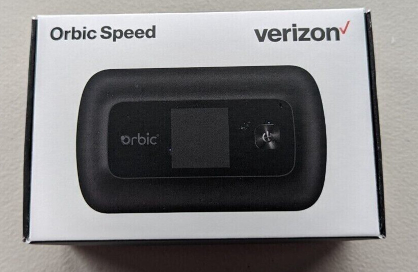 NEW Orbic Speed RC400L – Black (Verizon) 4G LTE Mobile WiFi Hotspot Router Modem