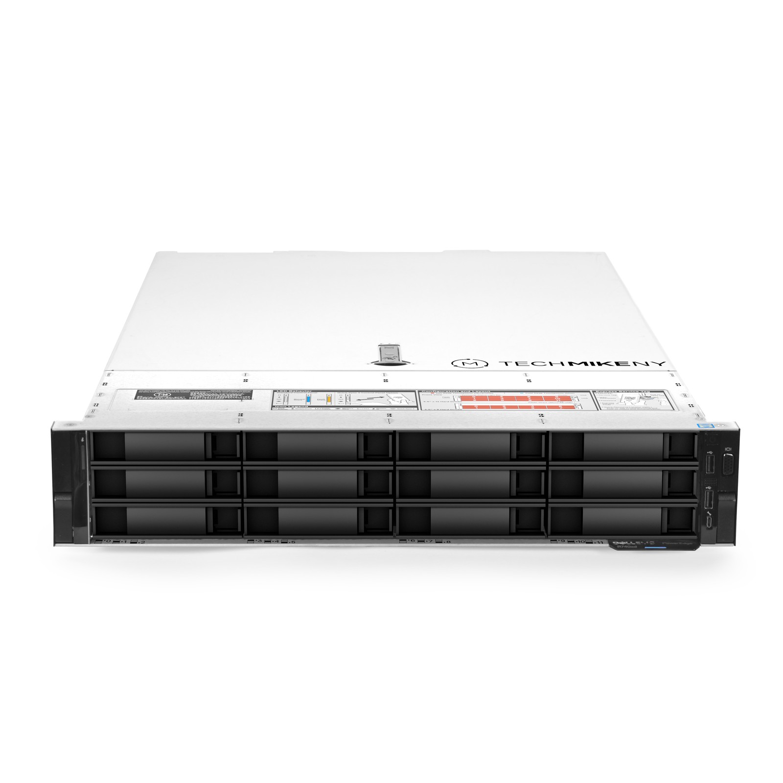 Dell PowerEdge R740xd Server 12-Bay LFF 2.10Ghz 40-Core 192GB RAM Rails