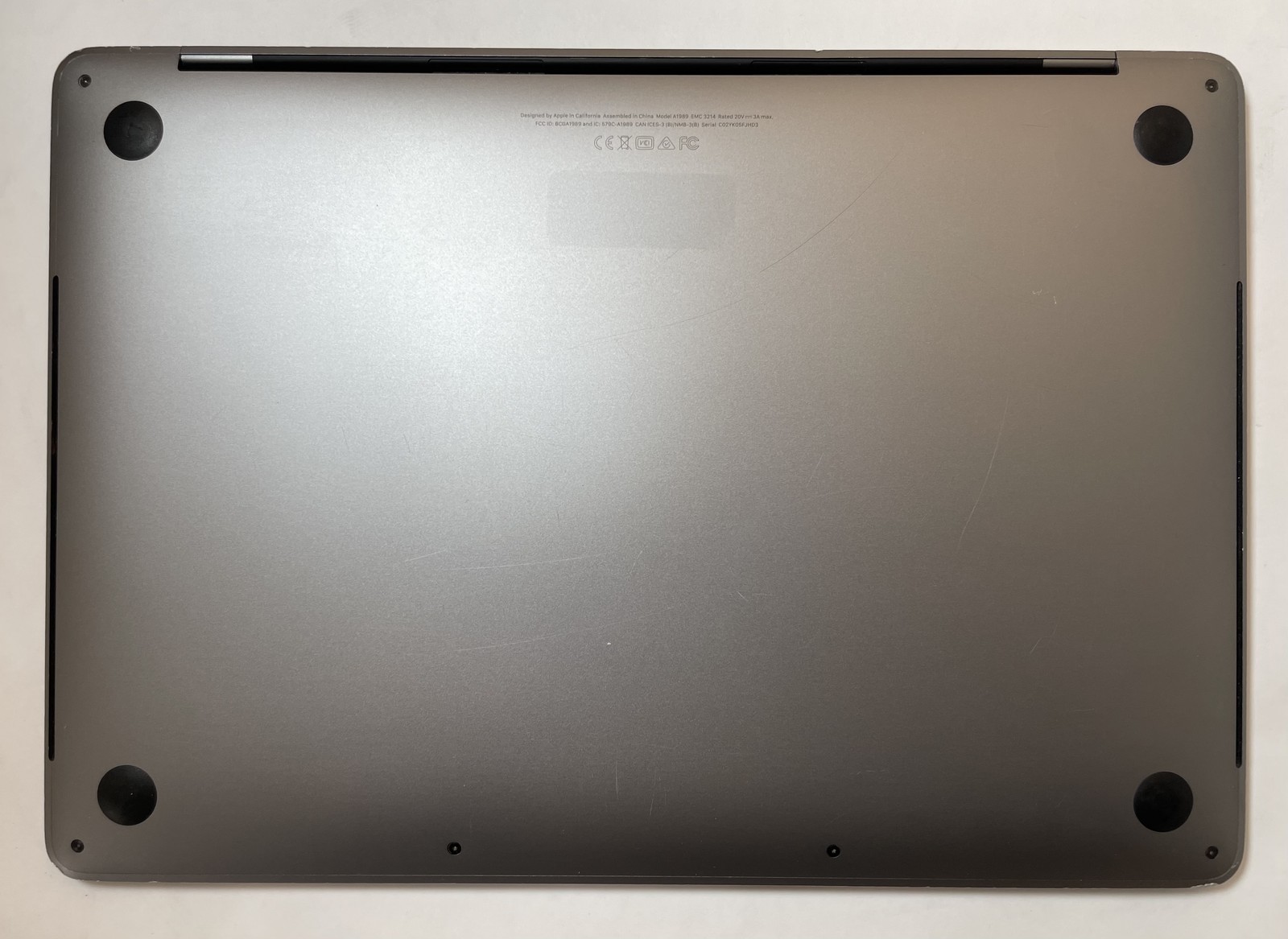 APPLE MacBook Pro A1989 2018 13″ Core i7 8559U 16GB 512GB SSD Gray Sequoia