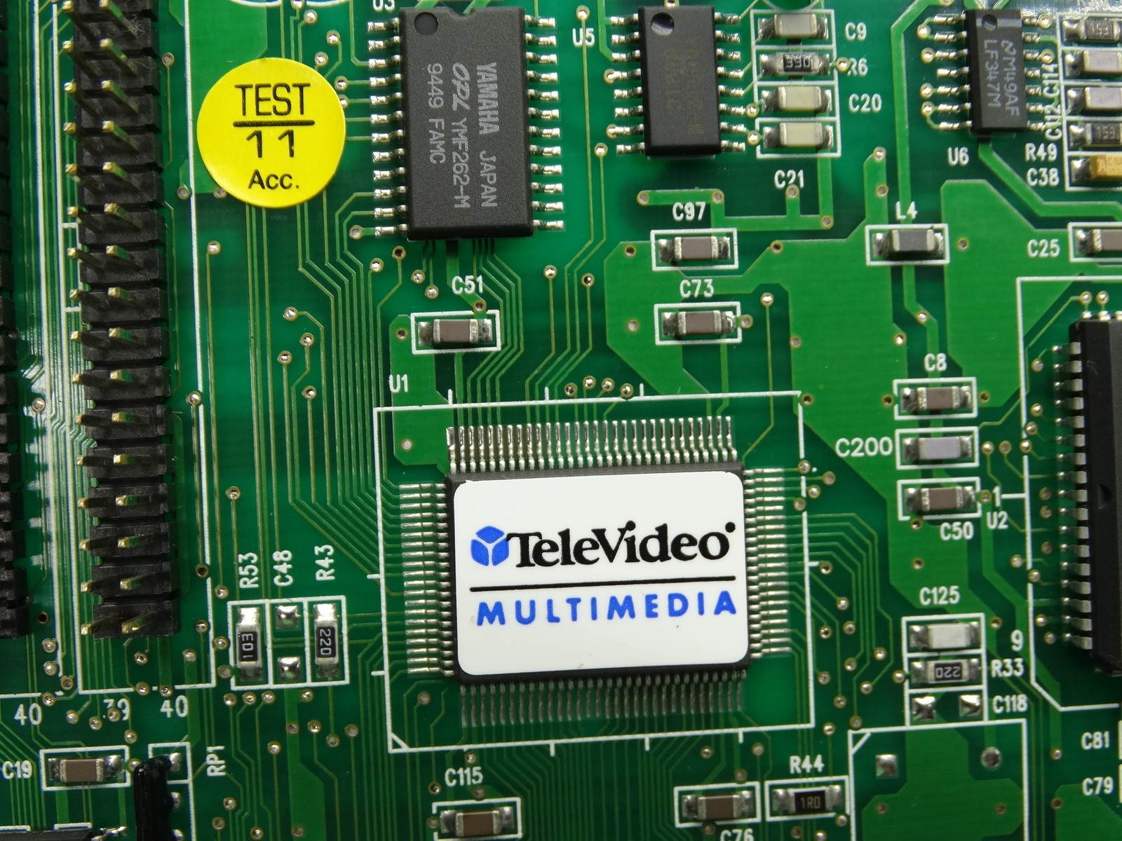 Televideo Telesound Pro Multimedia ISA Card 143544-50 / K2Y-PRO16 Vintage