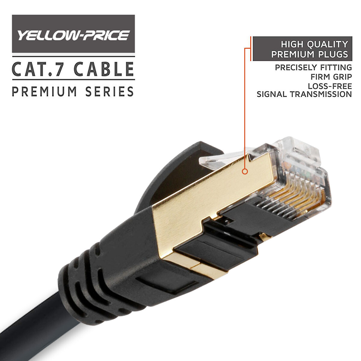 2023 Premium Cat8 Cat 8 Network LAN Patch Cord RJ45 Ethernet Cable Shielded Lot