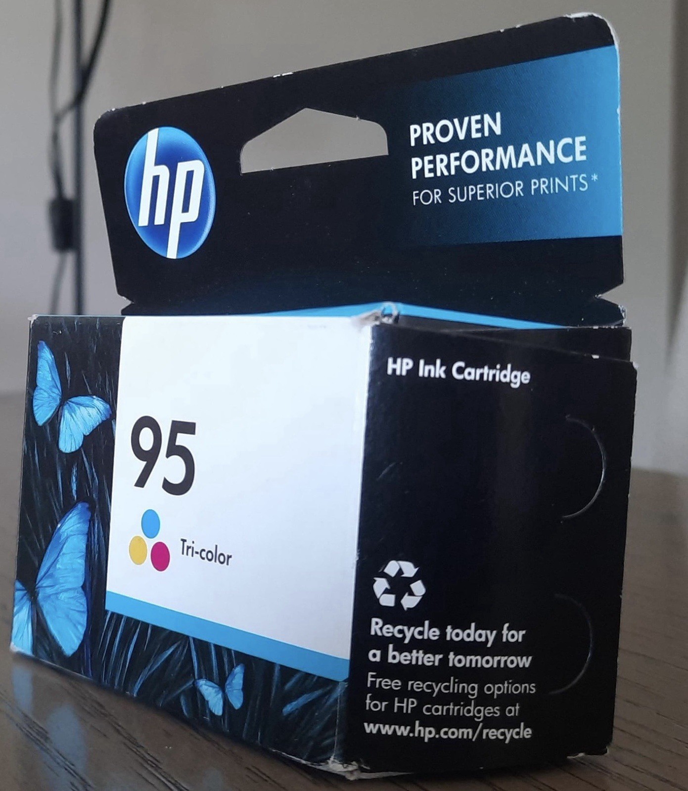 Lot Of 2 Genuine HP 95 Tri-Color Ink Cartridges Factory Sealed