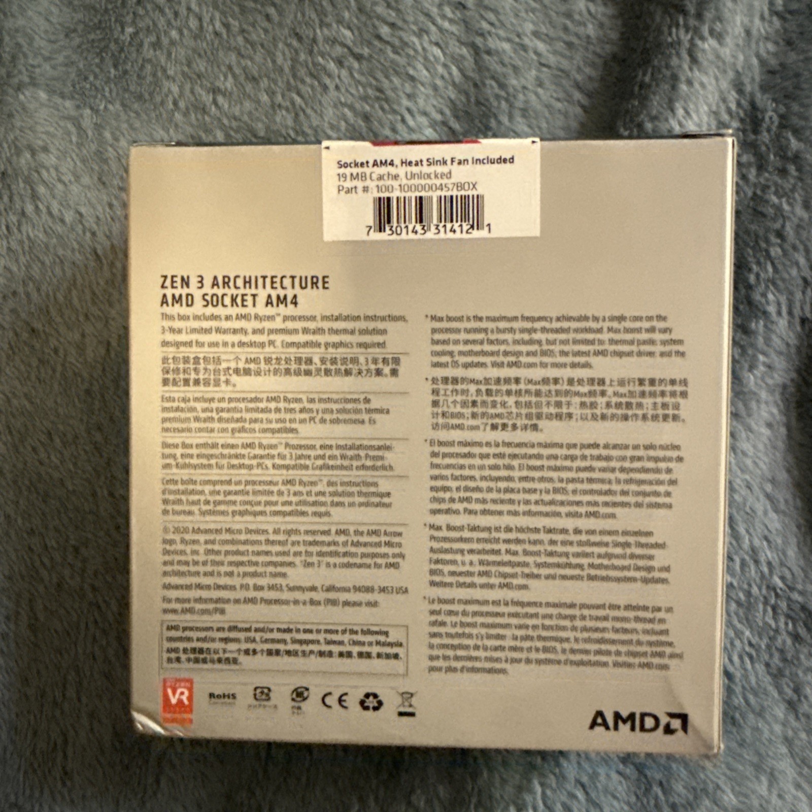 AMD Ryzen 5 5000 brand new in unopened box