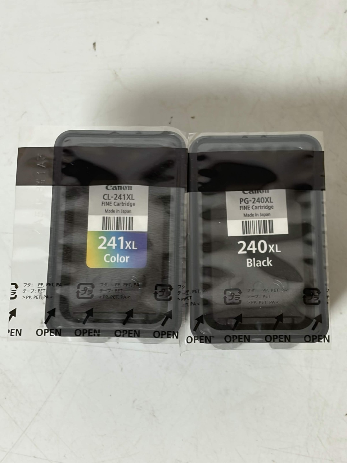 Canon PG 240XL Black 2x CL 241XL Color Ink Cartridges for Canon PIXMA Printers