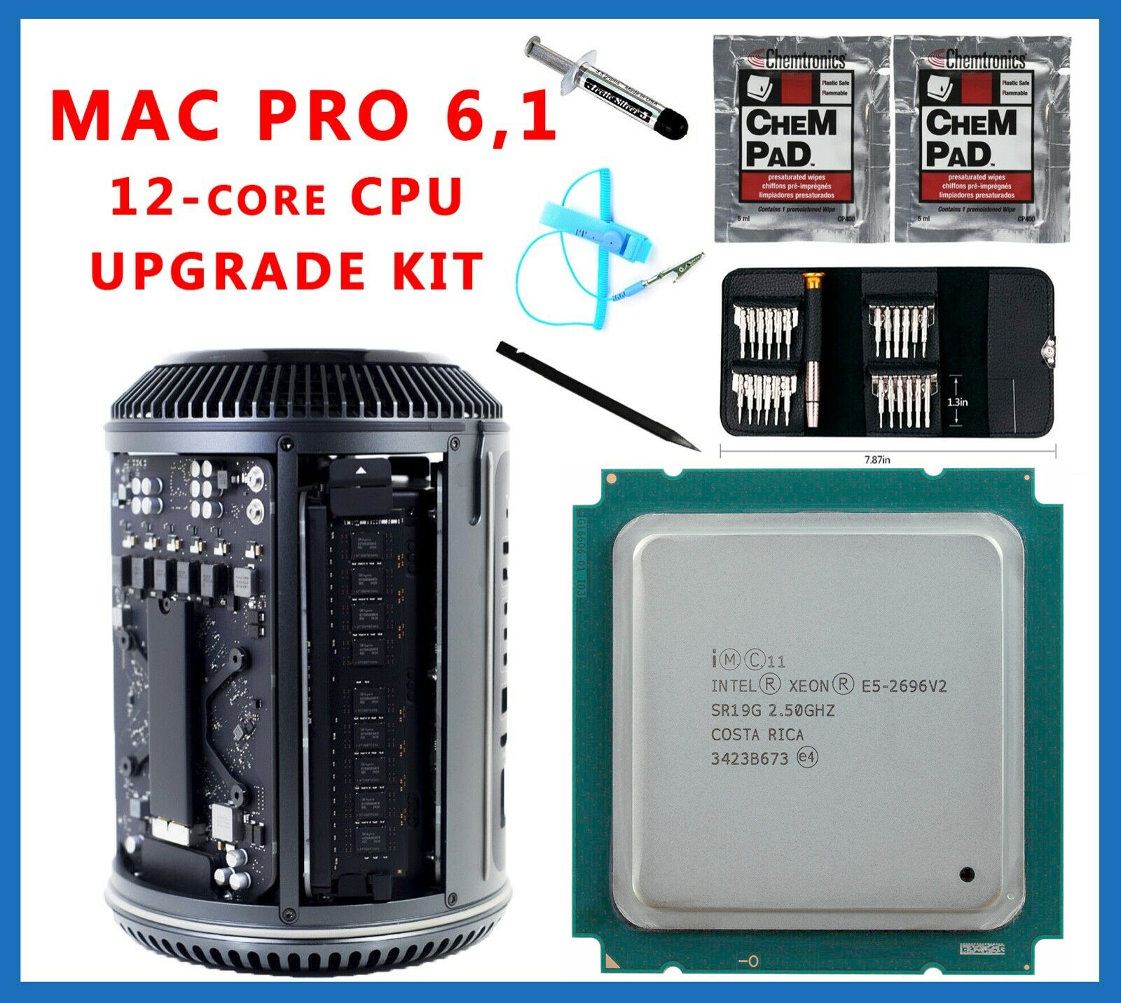 Apple Mac Pro 6.1 Late 2013 2.5GHz E5-2696 v2 12-Core Xeon CPU Upgrade kit