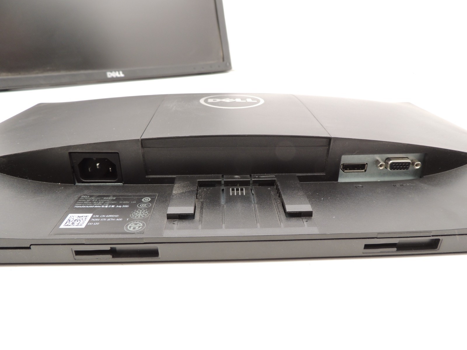Lot of 2 Dell E2016Hb 20″ Dual LCD Computer Monitor 1600×900 VGA DP No Stand