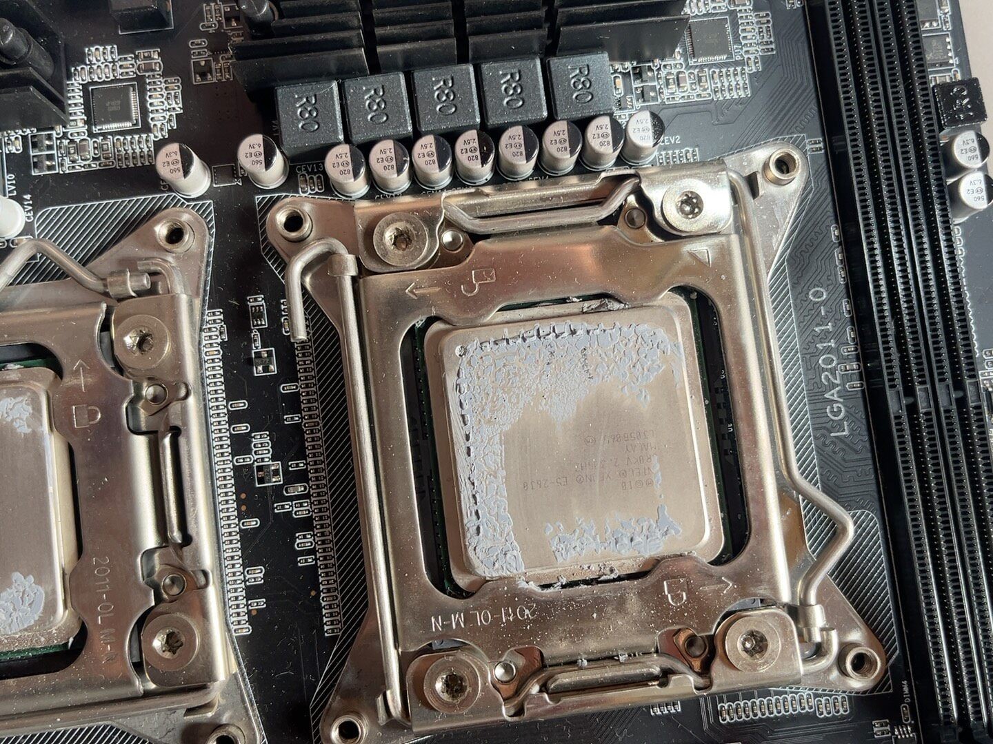 MATX dual socket LGA2011 X79 motherboard Intel chipset C602 Xeon E5 2600 v1 v2
