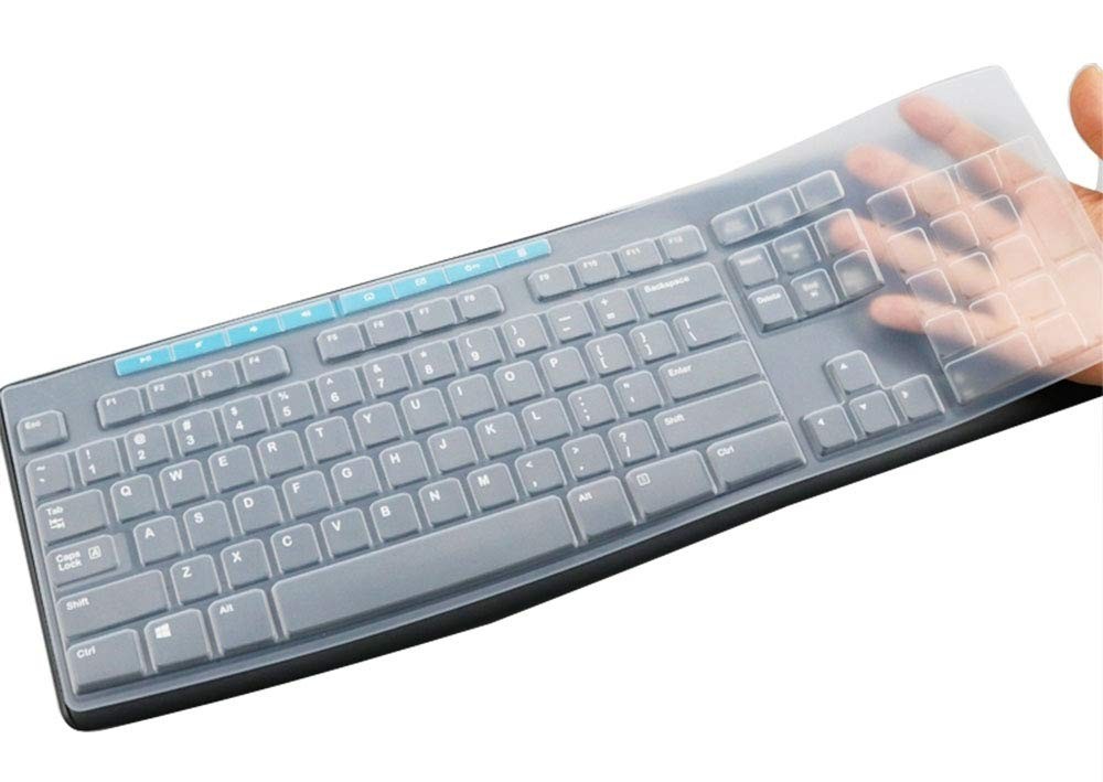 Logitech Mk295 Wireless Keyboard Mouse Combo W/ Silicone Keyboard Protector