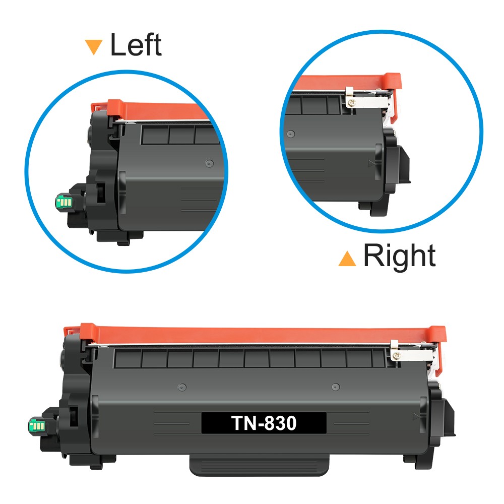 1PK TN830 XL Toner Cartridge for Brother DR830 HL-L2400D HL-L2405W DCP-L2640DW