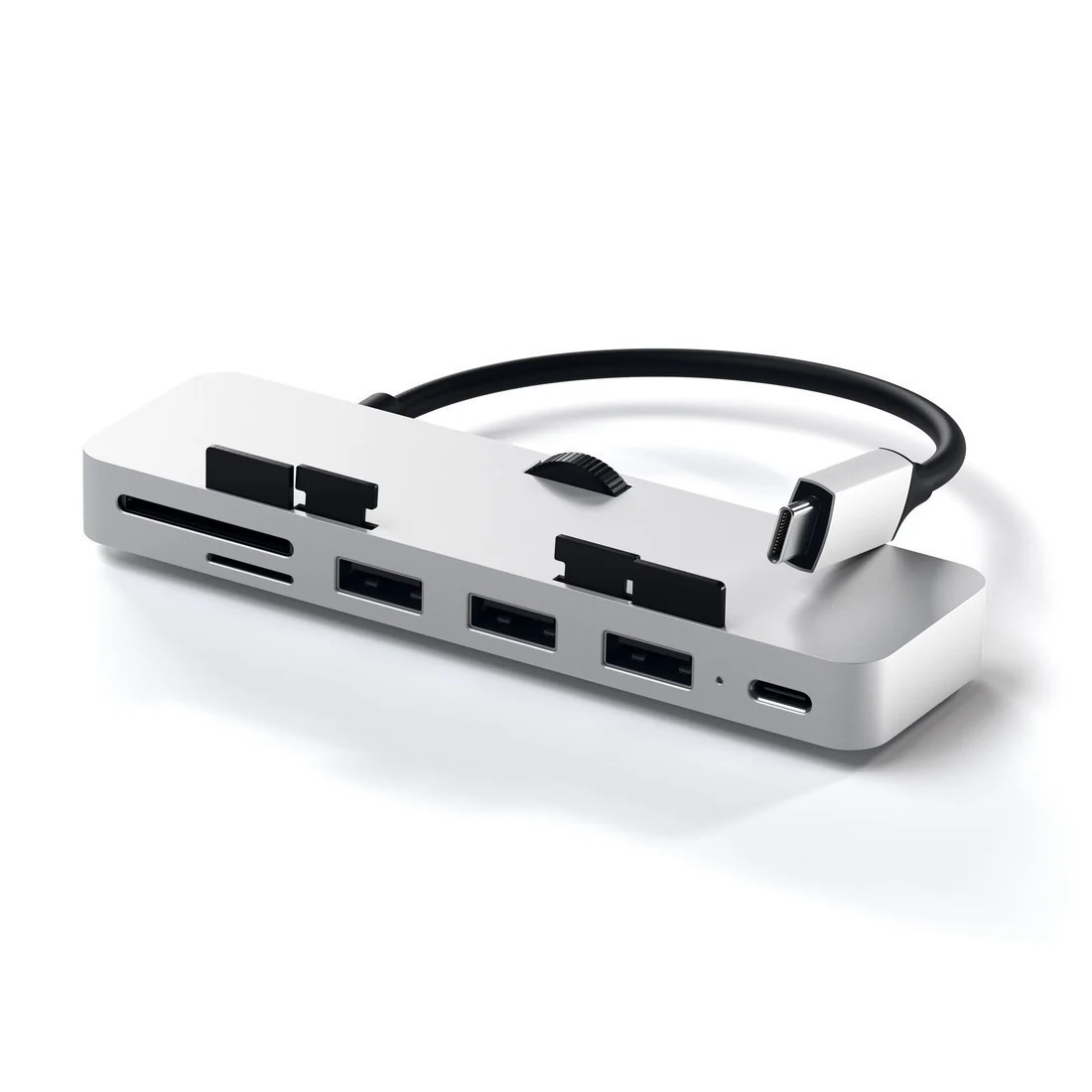 Satechi Aluminum USB-C Clamp Hub Pro for iMac 2017-2020 / iMac Pro Silver 5 Gbps