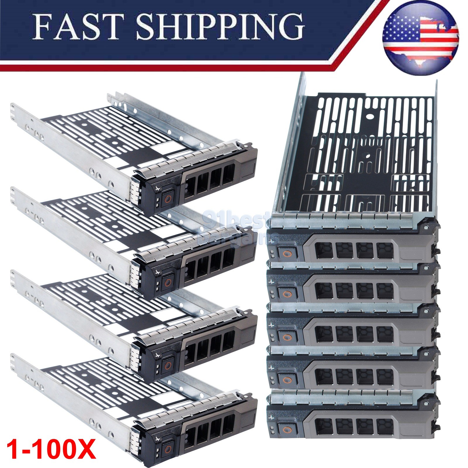 3.5″ SAS Tray Caddy for Dell gen12 PowerEdge R320 R420 R520 R720 R720xd R820 Lot