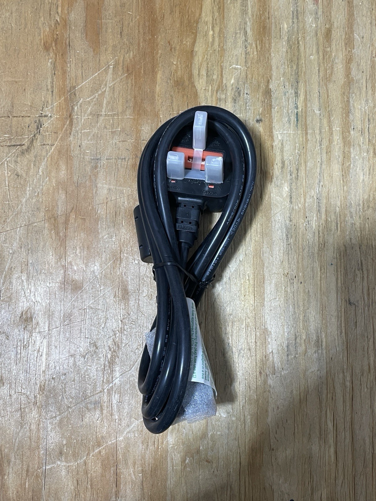 6FT Heavy Duty 250V AC Power Cord BS1363 Fused UK Plug IEC Cable NEW