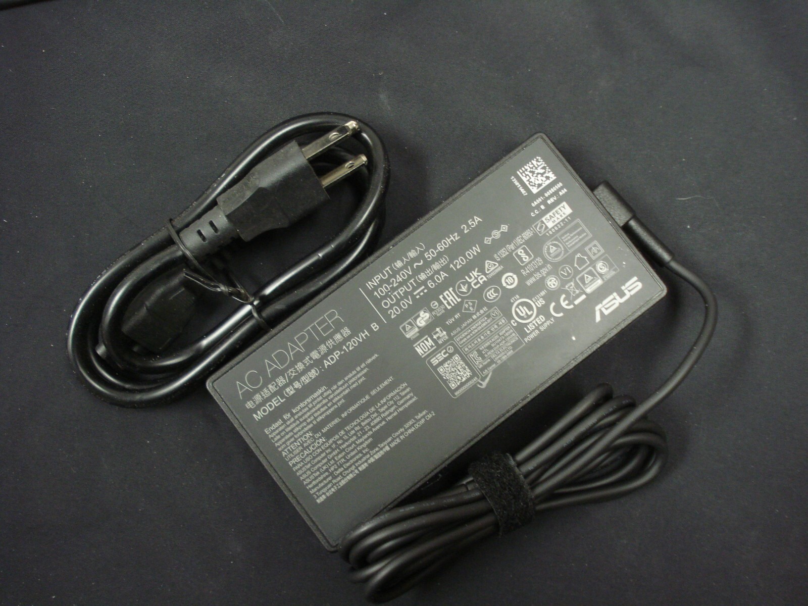 Genuine OEM 120W 20V 6A 4.5mm A17-120P2A ADP-120VH B Asus Charger AC Adapter