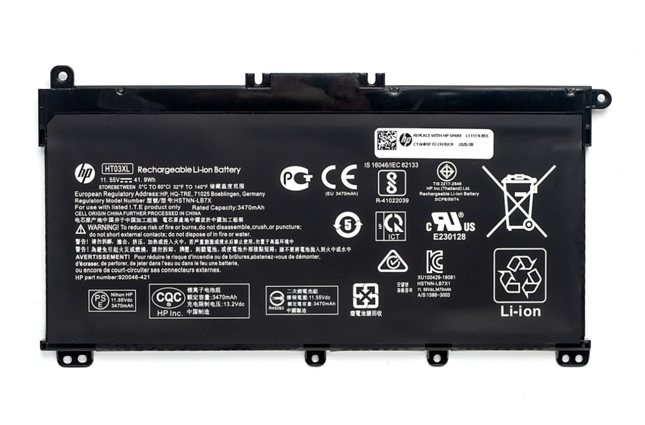 Genuine 41.9Wh HT03XL Laptop Battery for HP Pavilion 14 15 17 Series HSTNN-UB7J
