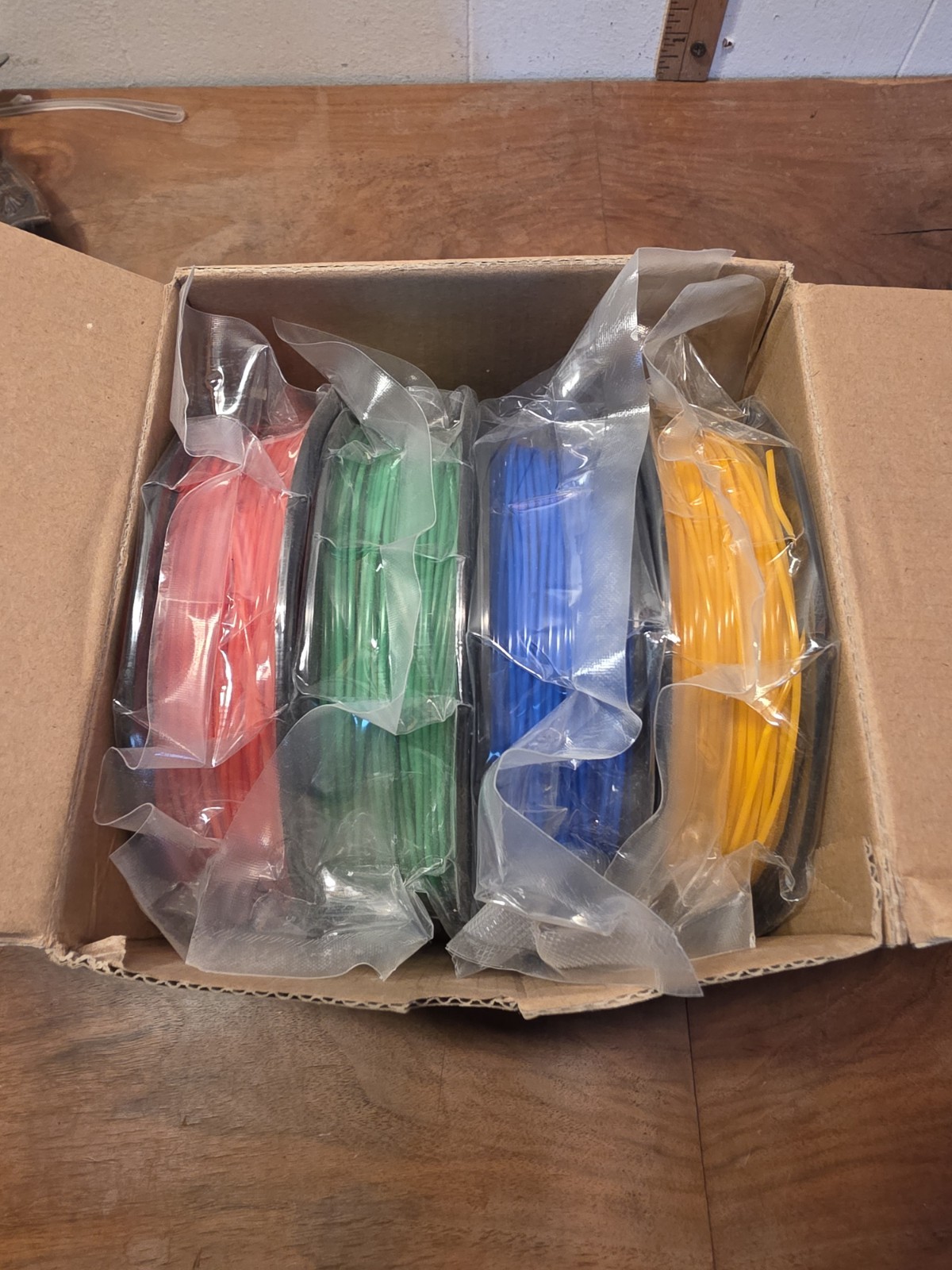 Gizmo Dorks 1.75MM 0.2KG PLA Filament 4 Color Pack (Blue/Green/Orange/red)