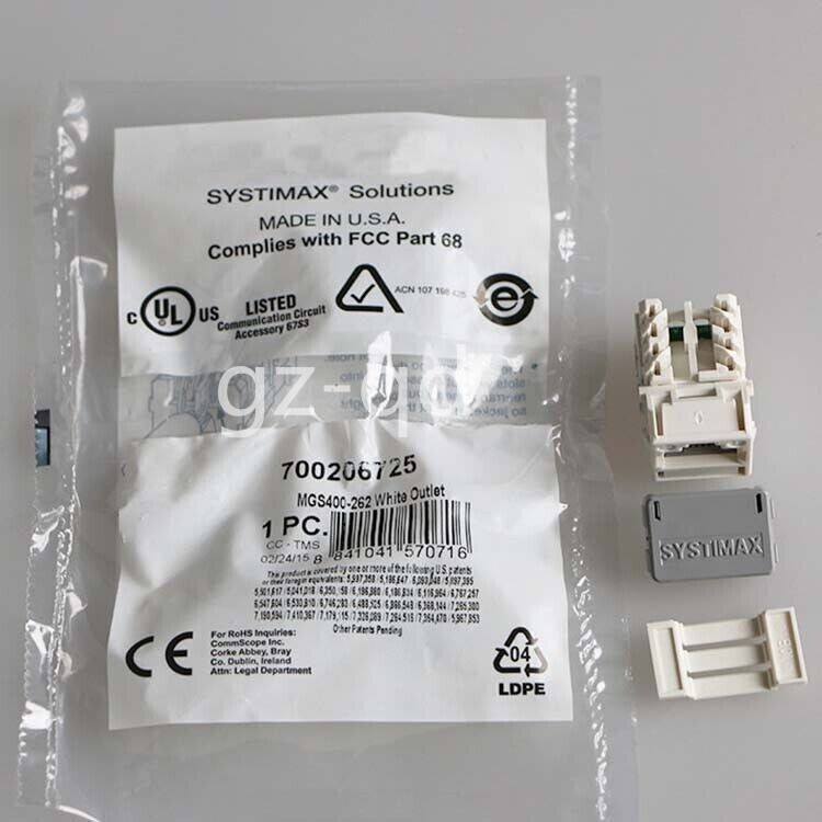 CommScope Category 6 Gigabit Network Jack Module RJ45CAT6 MGS400-262 Quantity 25