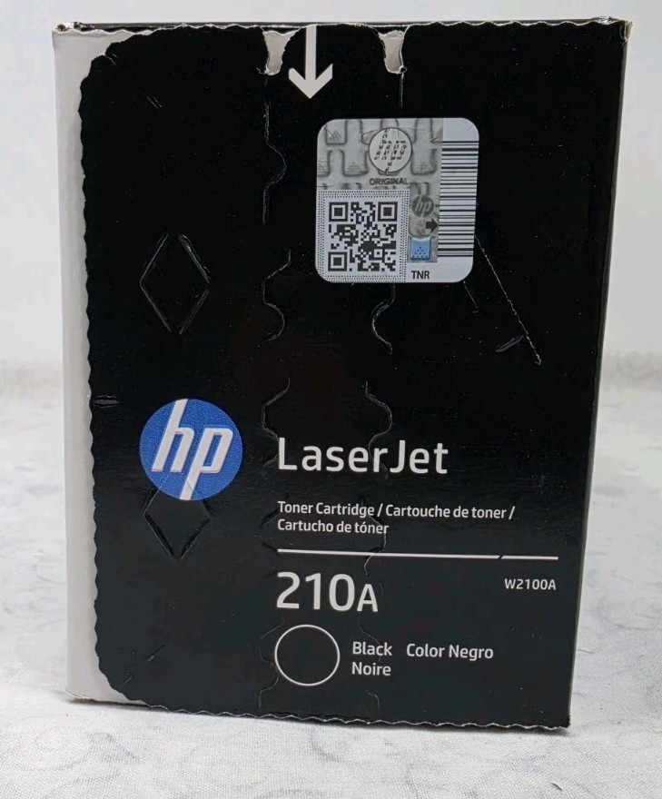 HP 210A Black Original LaserJet Toner Cartridge W2100A – New / Sealed
