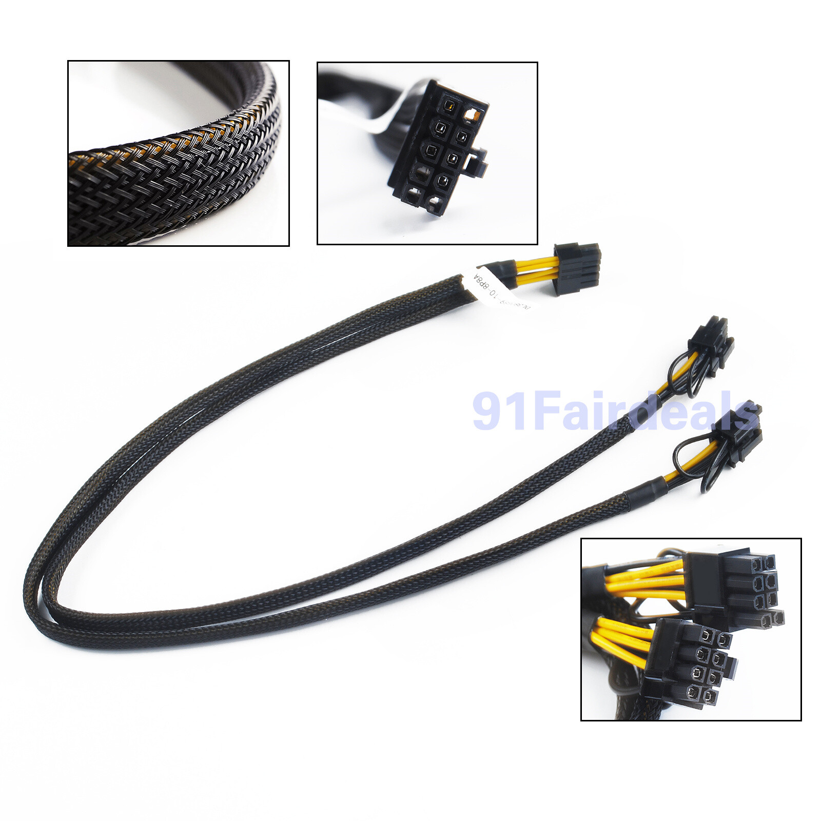 10pin to DUAL 8pin(6+2) For HP Proliant DL388 DL380 G9 GPU Power Adapter Cable