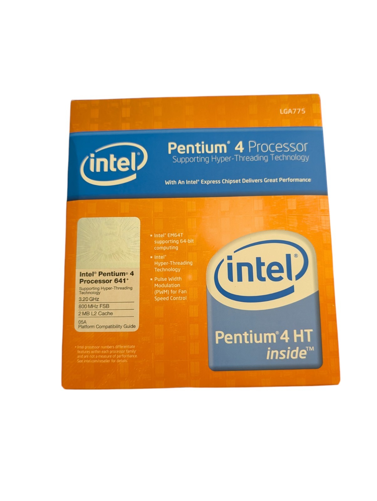 NIB Intel Pentium 4 641+ Socket 775 CPU NEW IN BOX SEALED