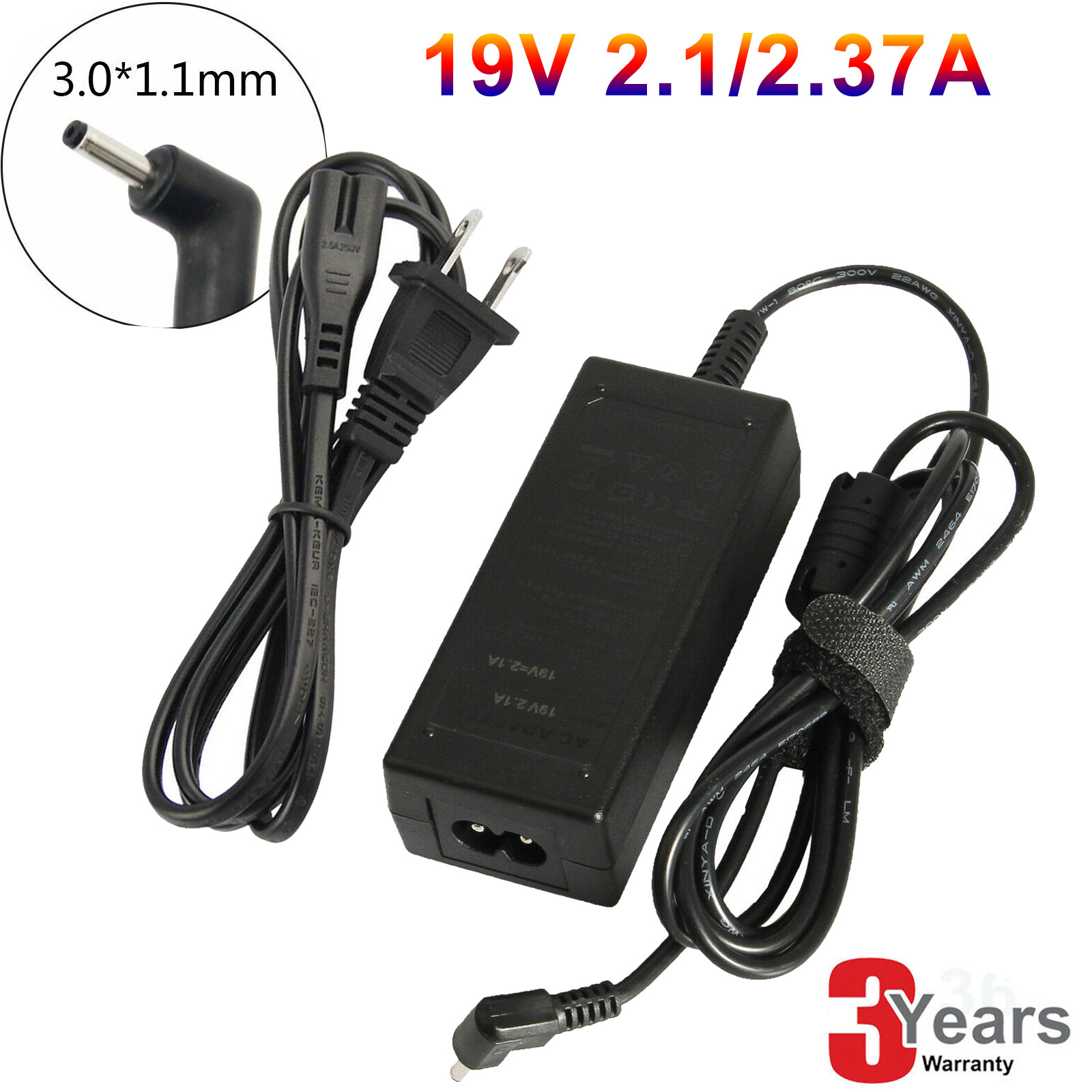 19V PA-1450-26 AC Adapter Charger For Acer R5 R7 S7 391 392 V3-331 371 3.0*1.1mm