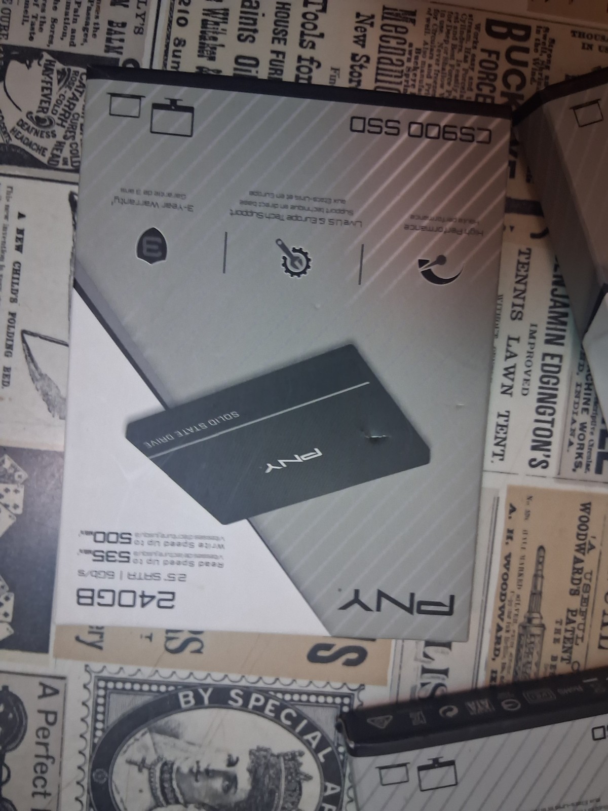 (2)PNY CS900 240GBand (1)250 2.5-inch SATA solid-state drive Lot