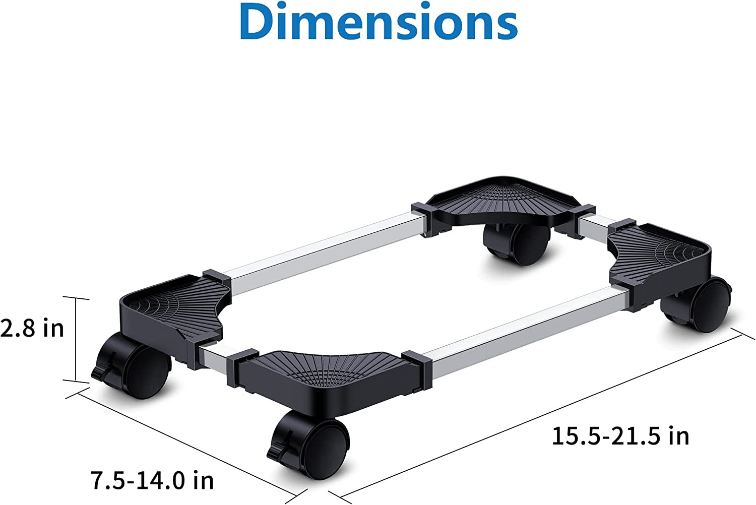Computer Tower Adjustable PC Stand For Most Desktop Organize Mobile CPU PC NEW