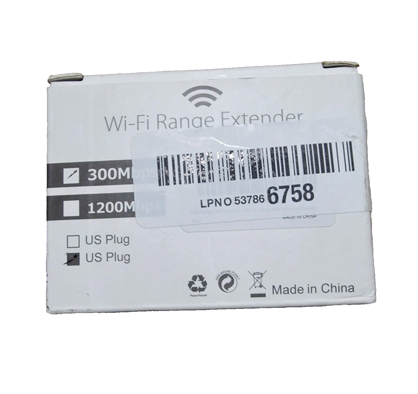 WiFi Repeater Wireless Range Extender 300Mbps 2.4GHz Black Mobile Phone Setup