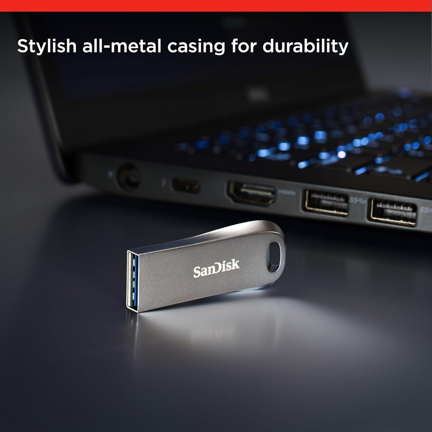 SanDisk Ultra Luxe USB Flash Drive USB 3.1 up to 400 MB/s, SDCZ74-512G-G46