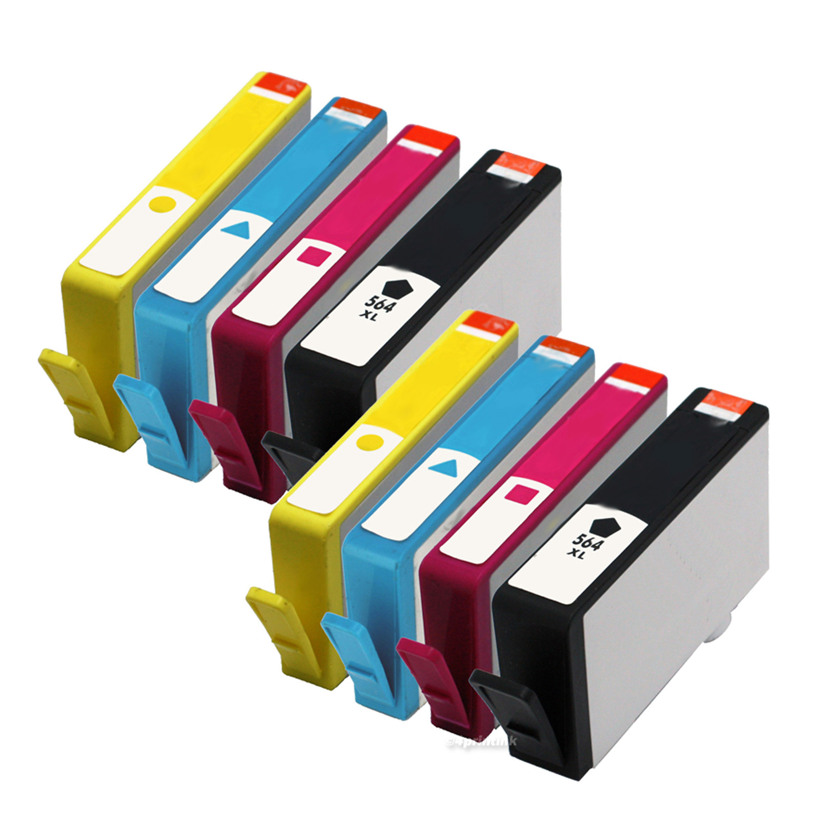 8 pack Ink Cartridge For HP 564XL 564 Photosmart 6510 6512 6515 6520 6525 7520