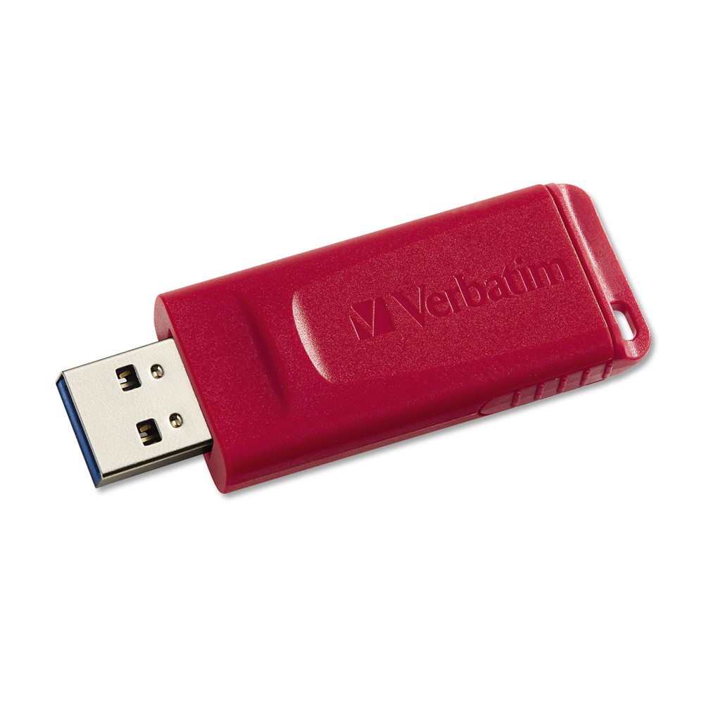 Verbatim 98703 3-Pack 8GB USB 2.0 Flash Drive in Red, Green, and Blue…