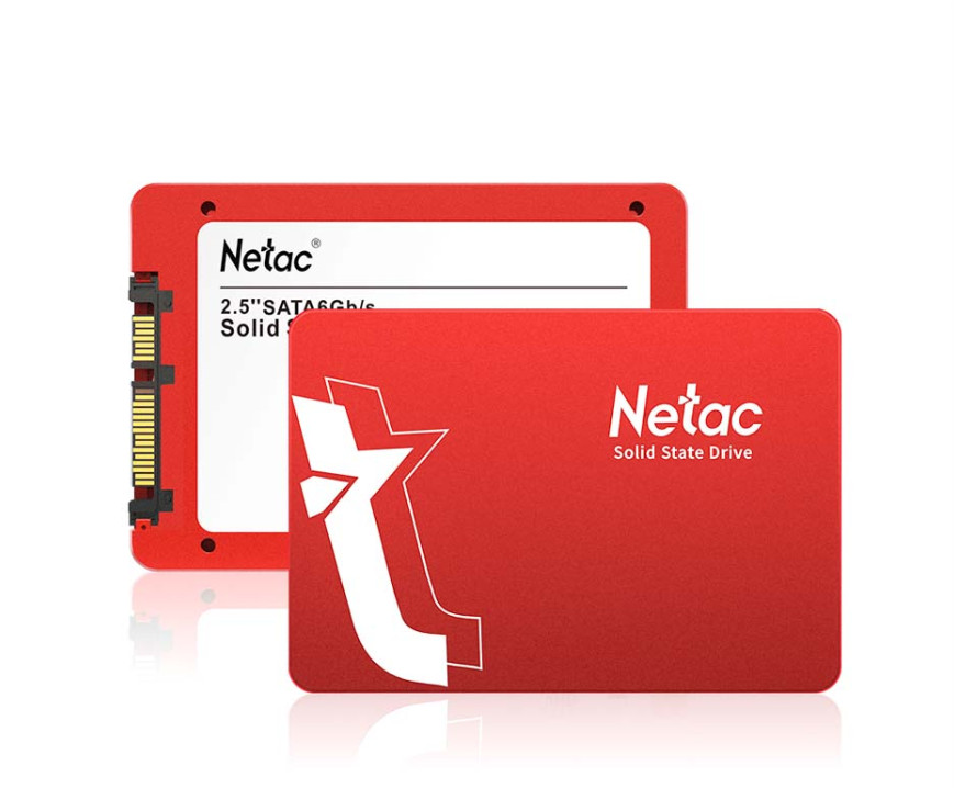 Netac 256GB SSD 3D NAND 2.5” SATA III 6GB/s Internal Solid State Drive 500MB/s