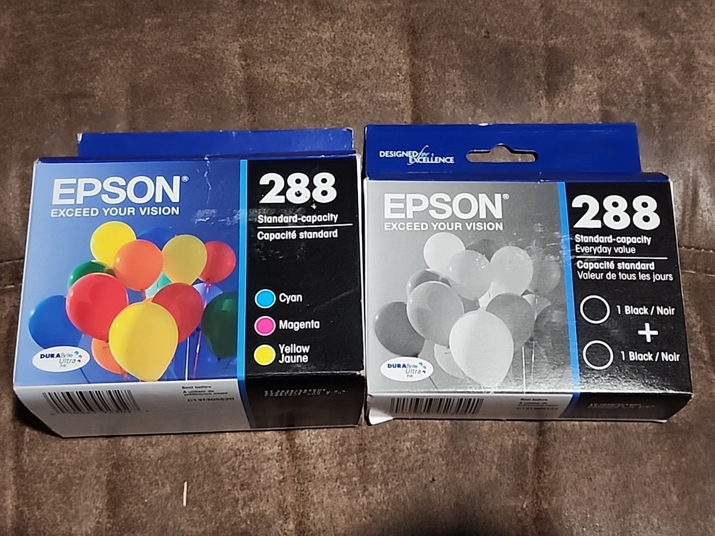 Epson 288 2 Pack Ink Cartridges – Black T288120-D2 & Color T288520